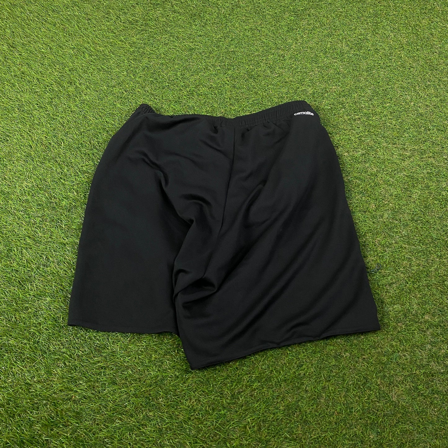 00s Adidas Football Shorts Black Small