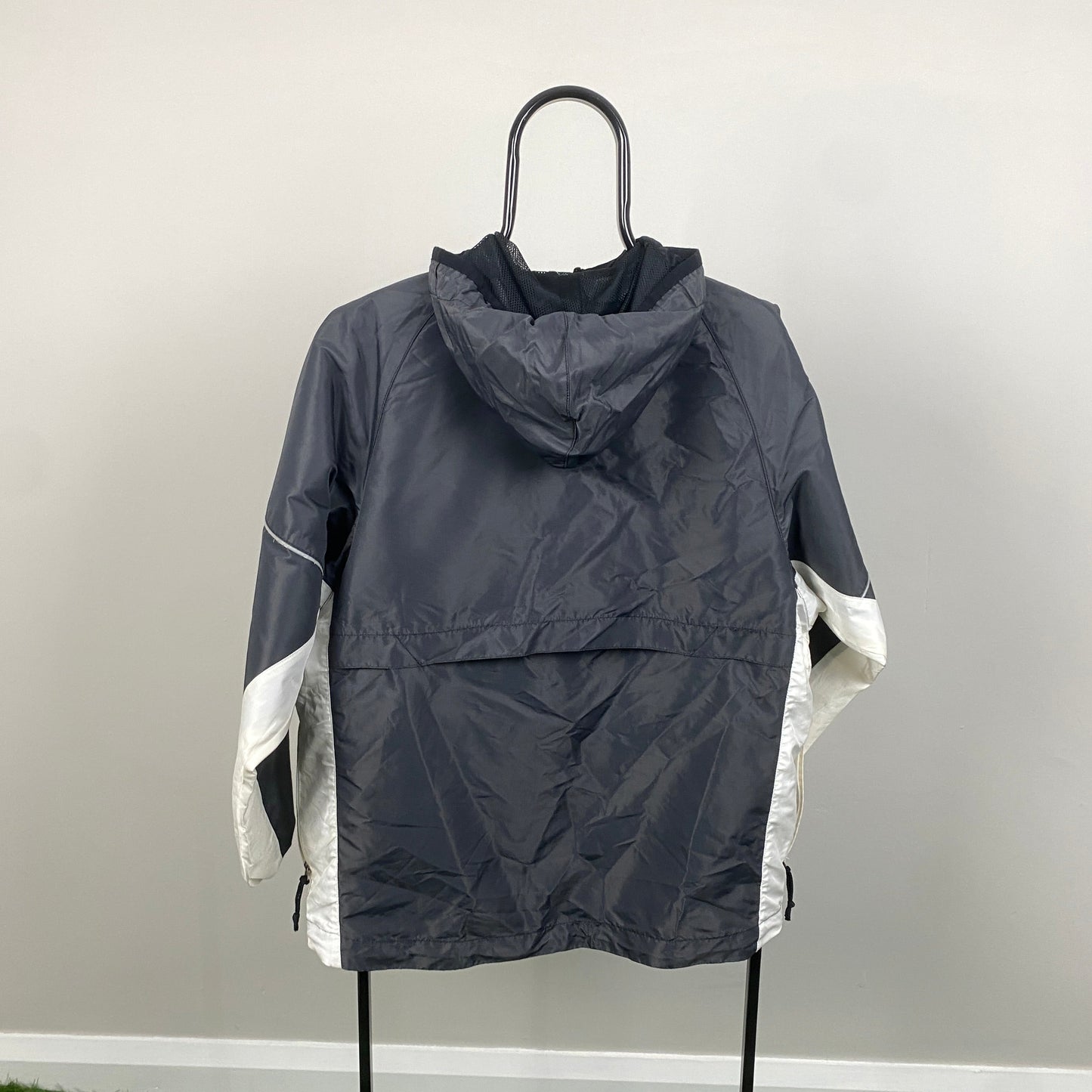 90s Nike Windbreaker Jacket Grey Medium