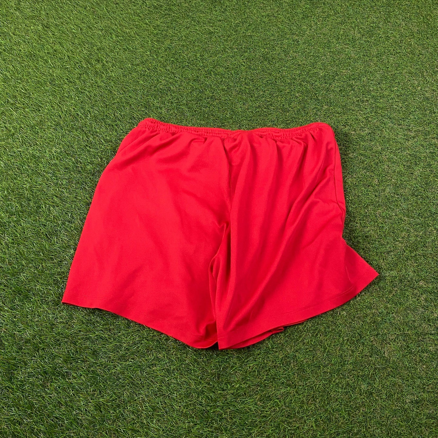 00s Nike Football Shorts Red Medium