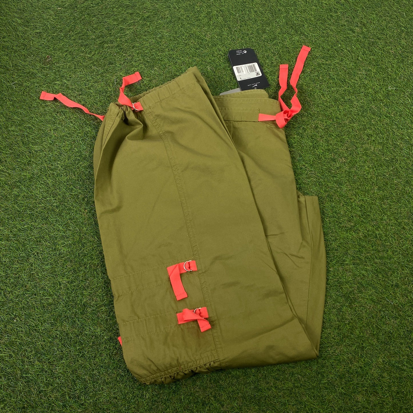 00s Nike Parachute Cargo Joggers Green Medium