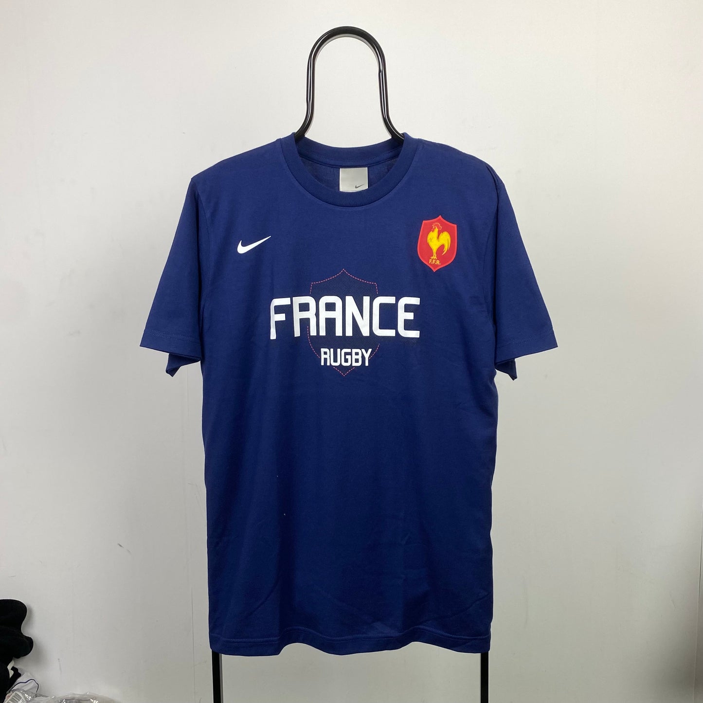 90s Nike France Rugby T-Shirt Blue XL