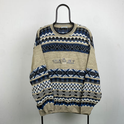 Retro Sweater Shop Sweatshirt Brown XXL