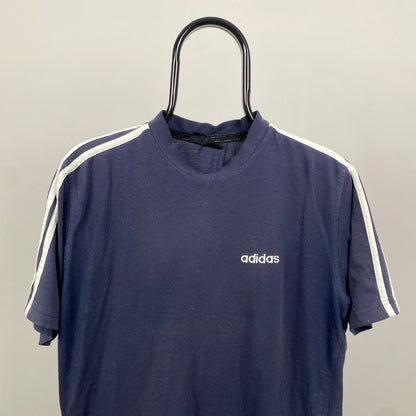 90s Adidas T-Shirt Blue Medium