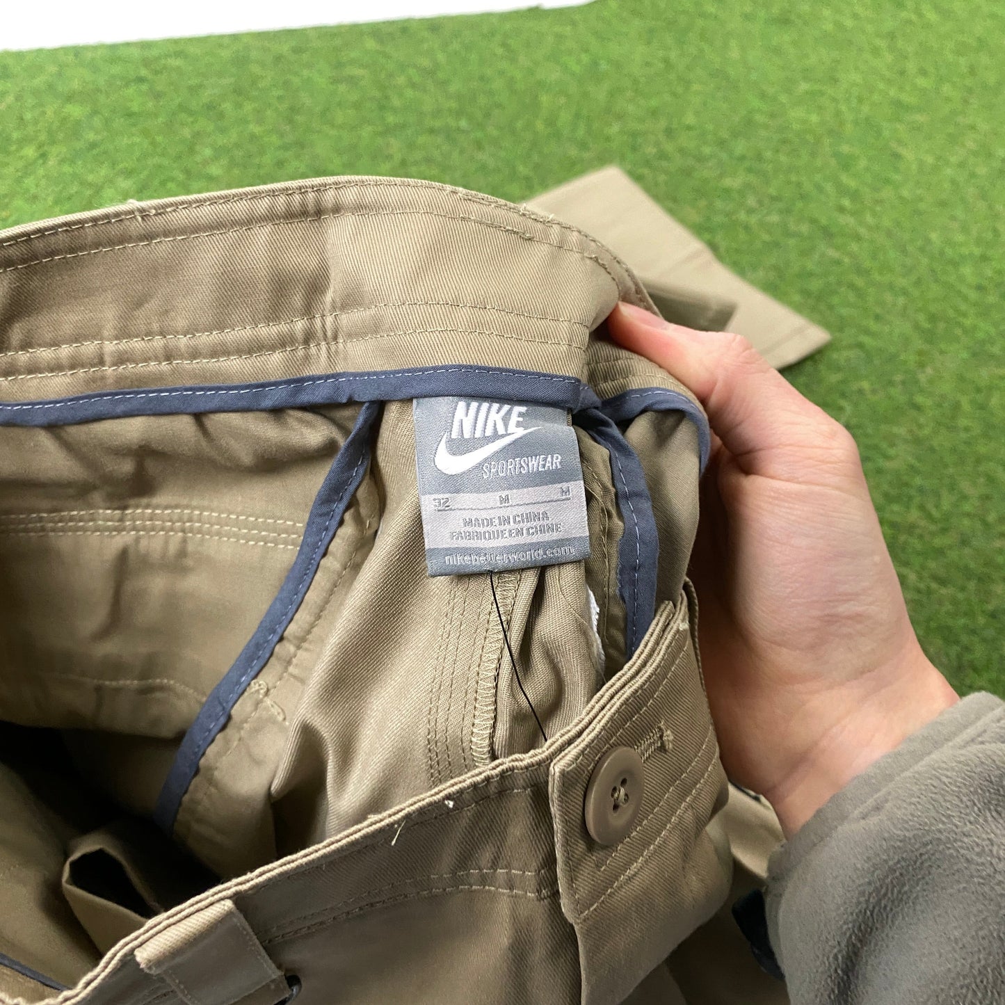 00s Nike Cargo Trousers Joggers Brown Medium