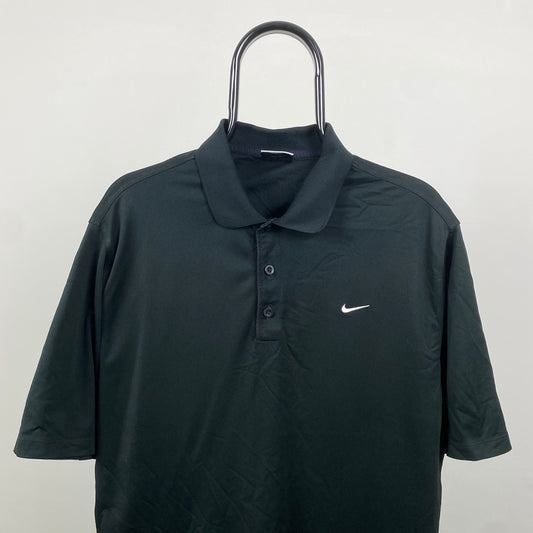 00s Nike Golf Polo Shirt T-Shirt Black XL