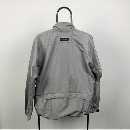90s Nike ACG Packable Windbreaker Coat Jacket Grey Medium