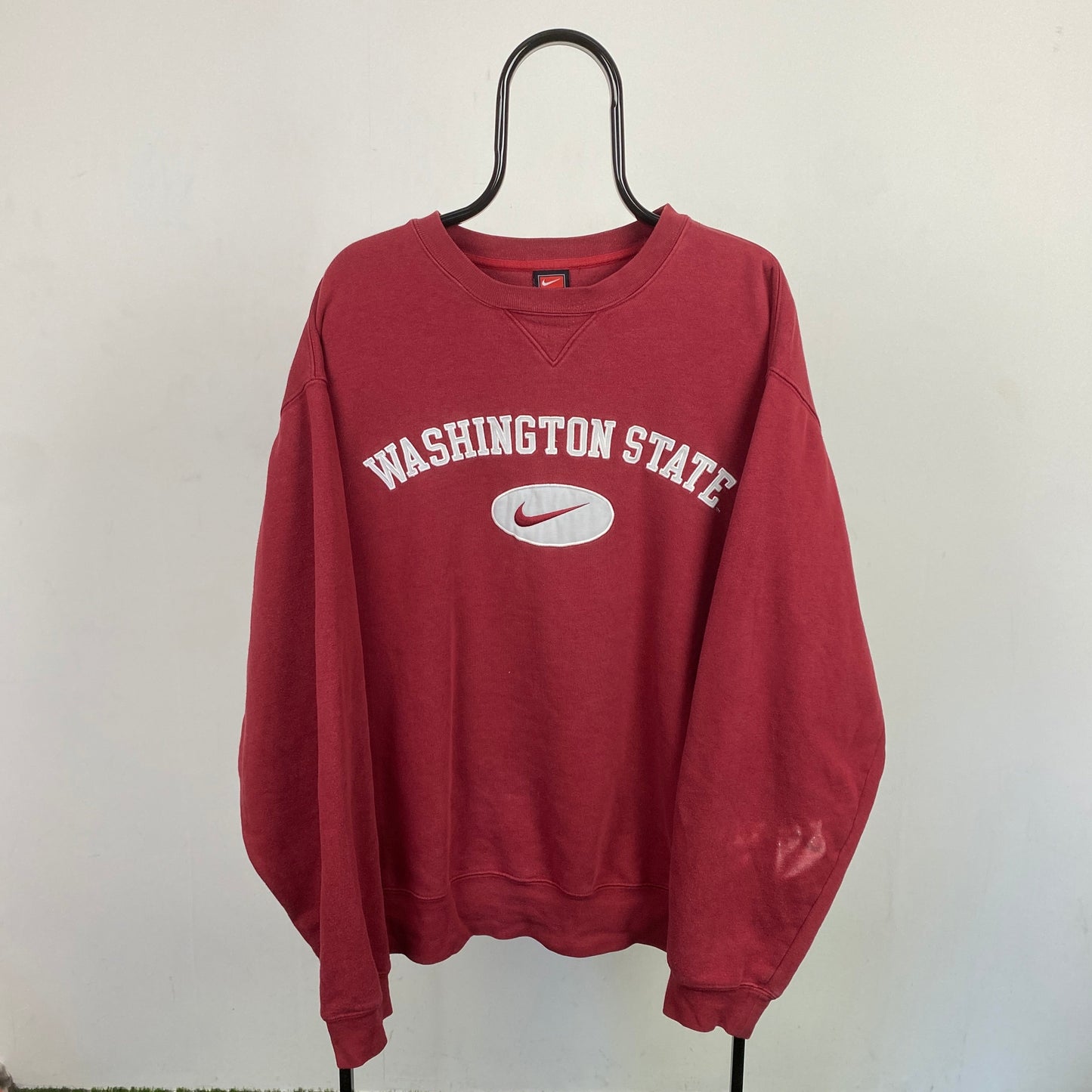 90s Nike Washington State Sweatshirt Red Large