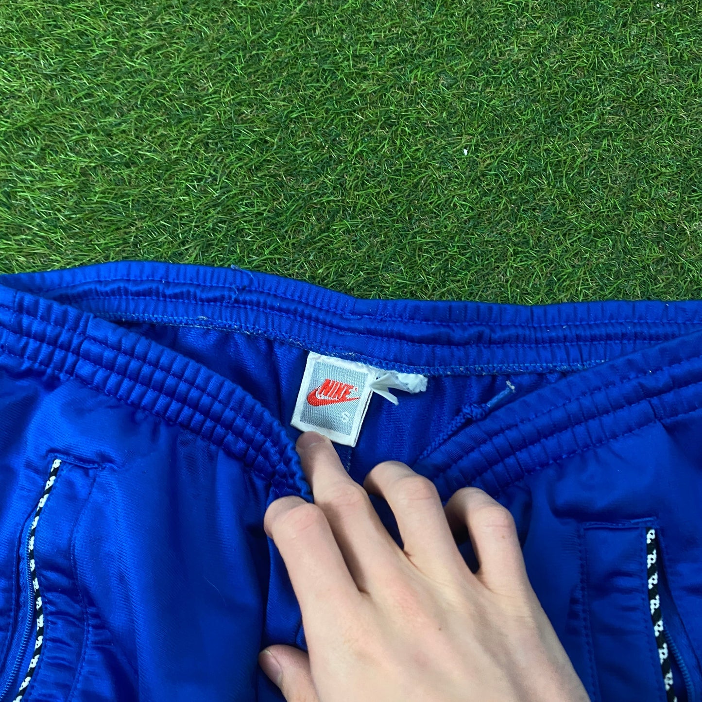 90s Nike Basketball Shorts Blue Small