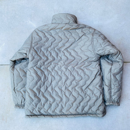 00s Nike Reversible Puffer Jacket Green Brown Medium