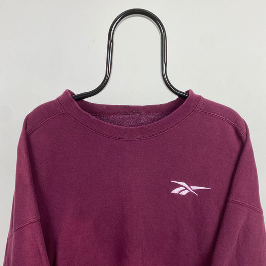 Retro Reebok Sweatshirt Red XXL