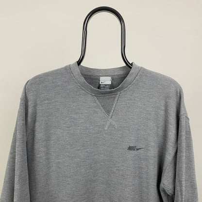 00s Nike Sweatshirt Grey Medium