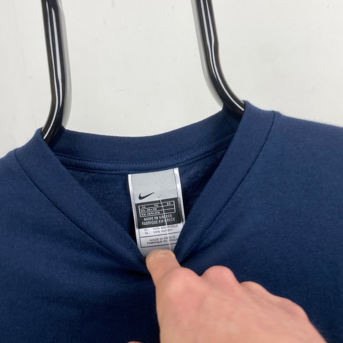 00s Nike T-Shirt Blue Small