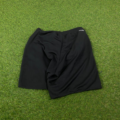 00s Adidas Football Shorts Black Small