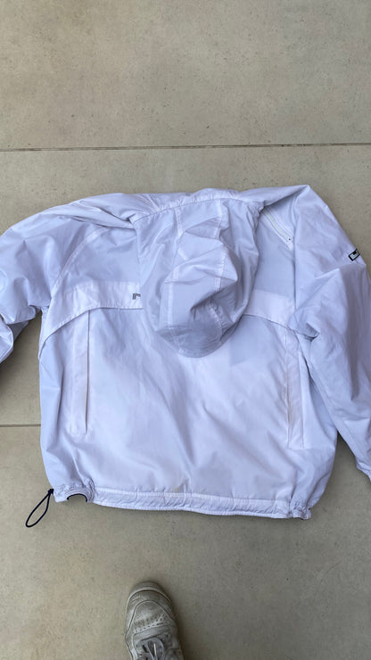 90s Nike Reversible Sidewinder Fleece Jacket Blue White Medium