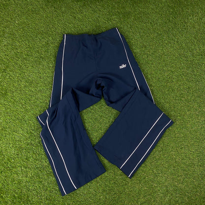 00s Nike Windbreaker Jacket + Joggers Set Blue Medium