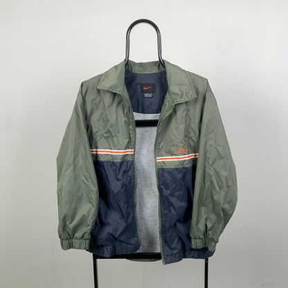 90s Nike Windbreaker Jacket Green Large