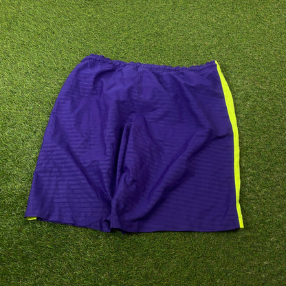 00s Nike Football Shorts Purple Large