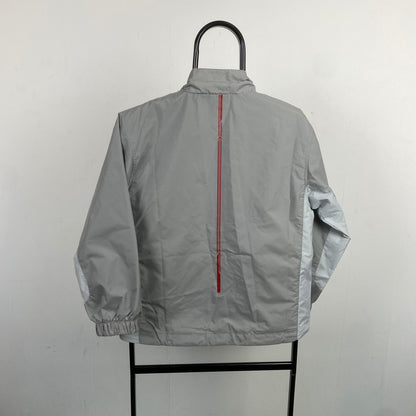 00s Nike Tn Hex Windbreaker Jacket Grey XS