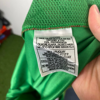 00s Nike Mexico Football Shirt T-Shirt Green Medium