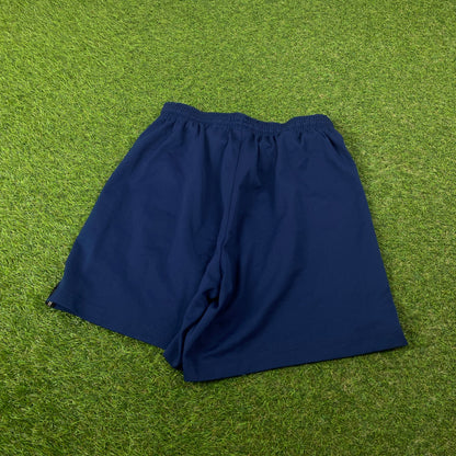 00s Nike Football Shorts Blue Small