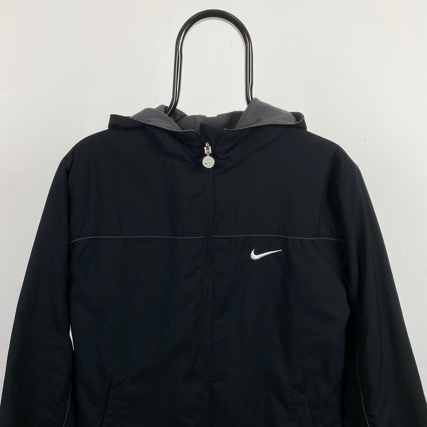 00s Nike Reversible Piping Jacket Black Small
