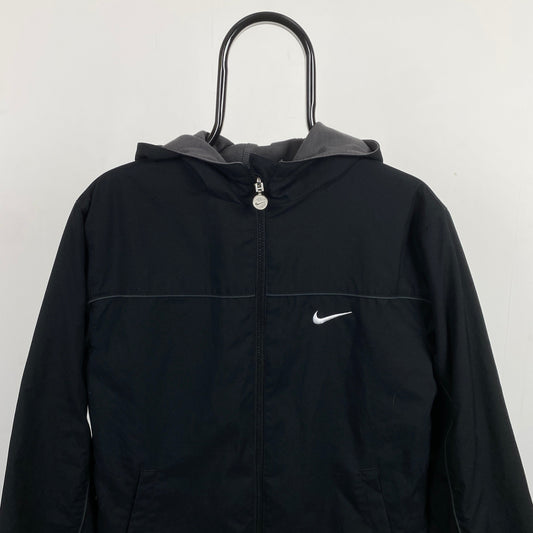 00s Nike Reversible Piping Jacket Black Small