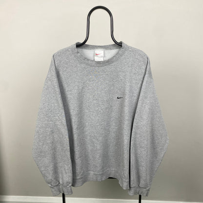 90s Nike Sweatshirt Grey XXL