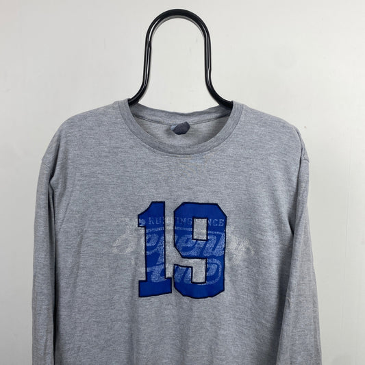 00s Nike Long Sleeve T-Shirt Grey XL