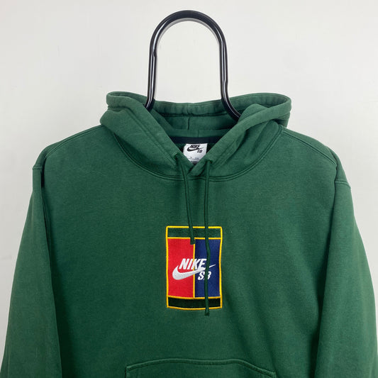 00s Nike Sb Court Hoodie Green XS