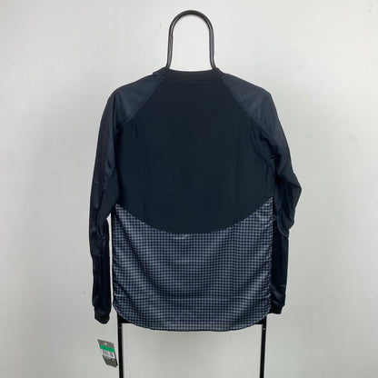 90s Nike Leeds Goalkeeper Football Shirt T-Shirt Black Small