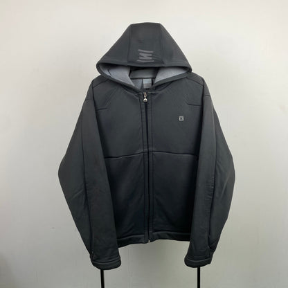 90s Nike Shox Soft Shell Hoodie Grey XL