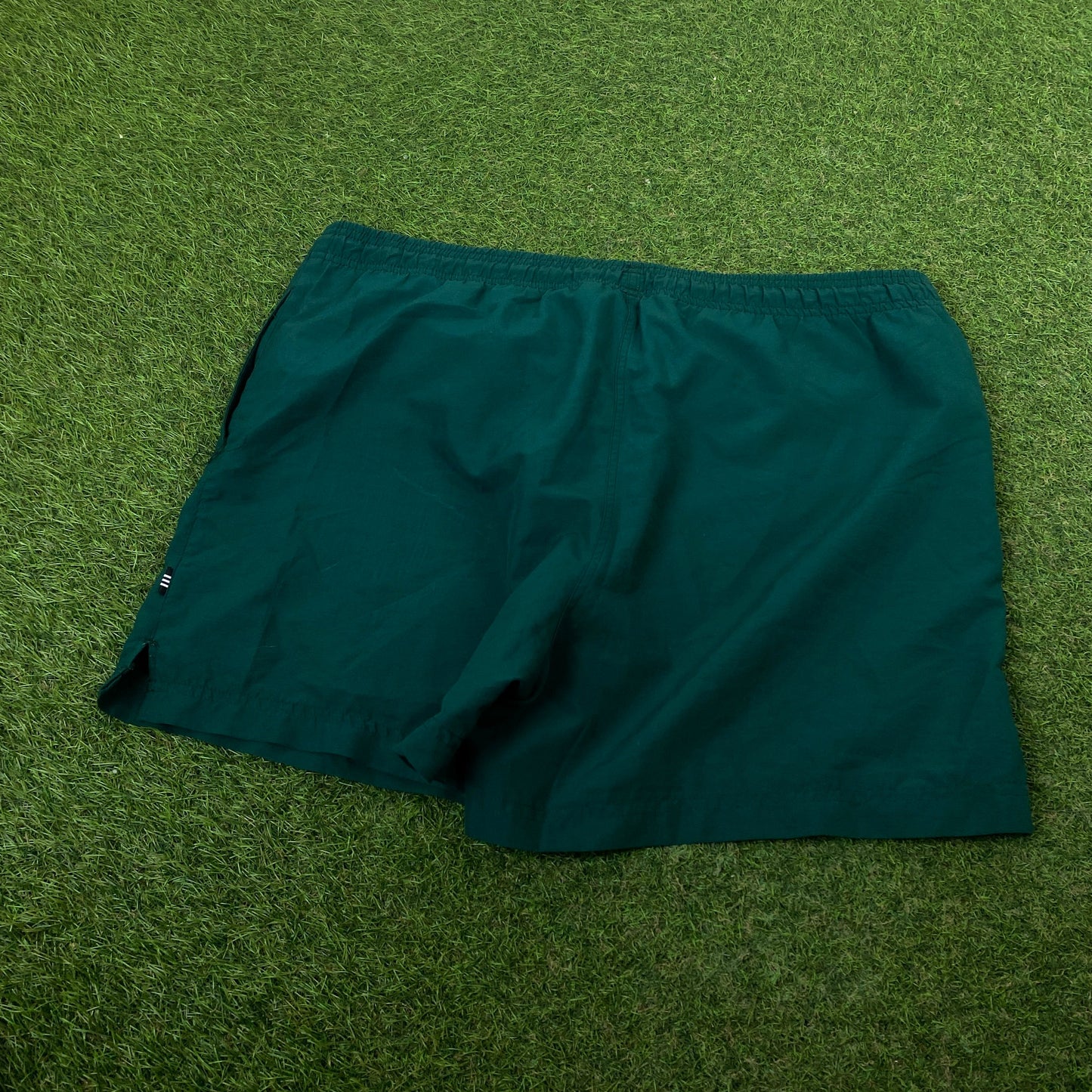 90s Adidas Trefoil Shorts Green Small