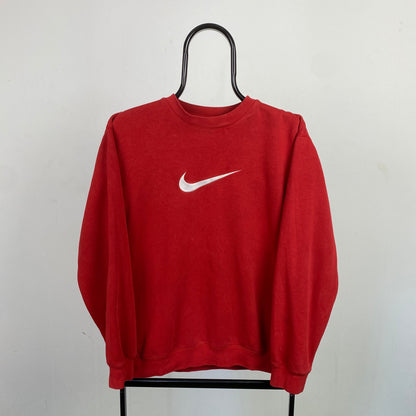 00s Nike Sweatshirt Red Small