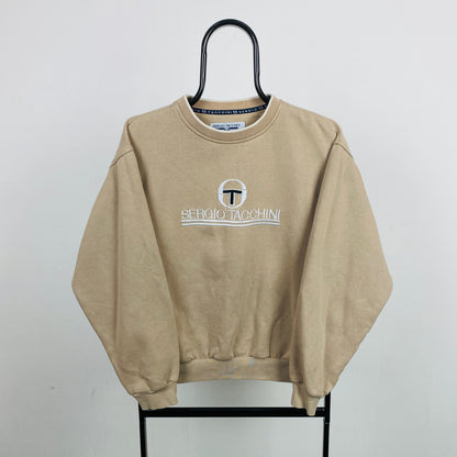 Retro Sergio Tacchini Sweatshirt Brown Small