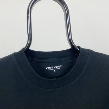 Retro 00s Carhartt T-Shirt Black Small