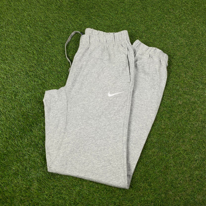 00s Nike Cotton Joggers Grey Small
