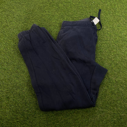 00s Nike Wide Leg Cotton Joggers Blue Small