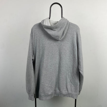 00s Nike Centre Swoosh Hoodie Grey XL