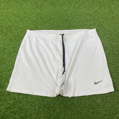 00s Nike Football Shorts White Large
