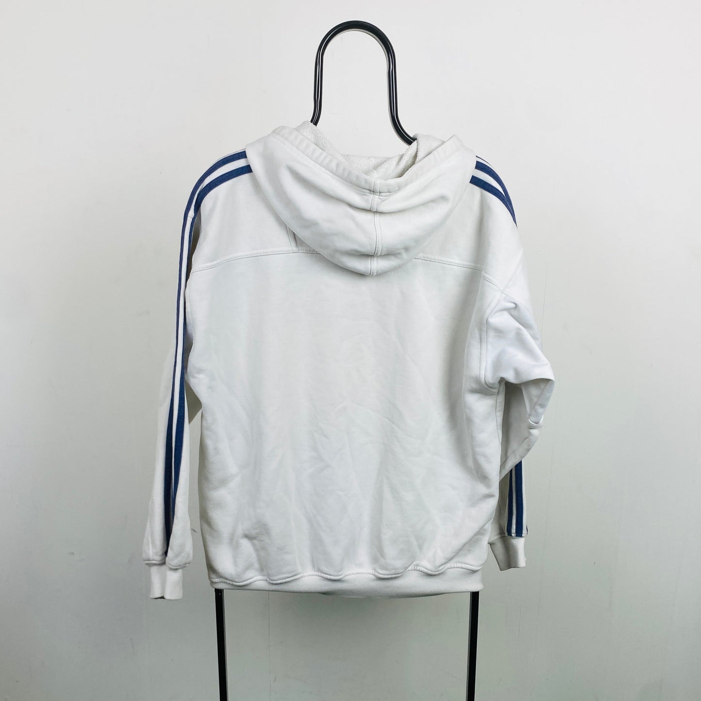90s Adidas Hoodie White XL