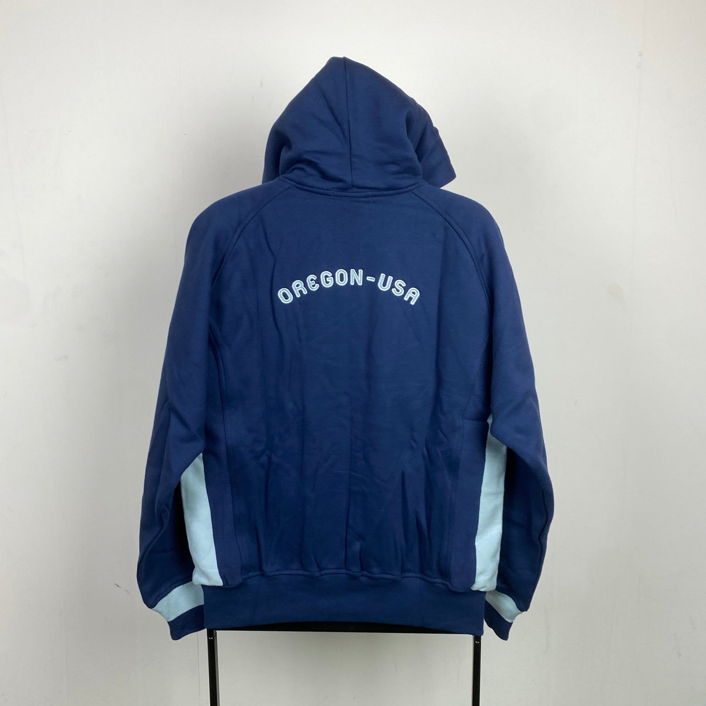 90s Nike Zip Hoodie Blue Small