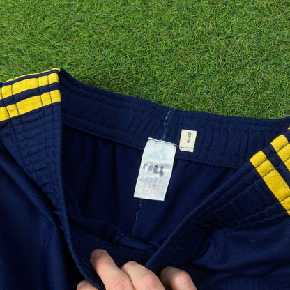 90s Adidas Ajax Football Shorts Blue Small