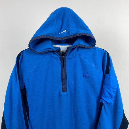 00s Nike Tn Hex Hoodie Blue Womens Large
