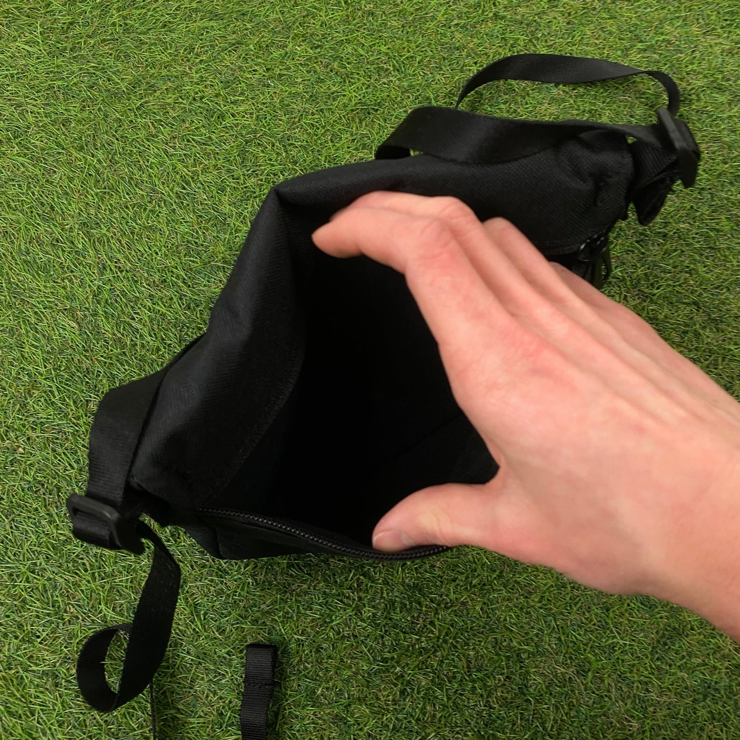 00s Nike Sling Shoulder Bag Black