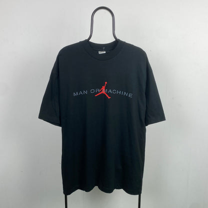 90s Nike Michael Jordan T-Shirt Black Large