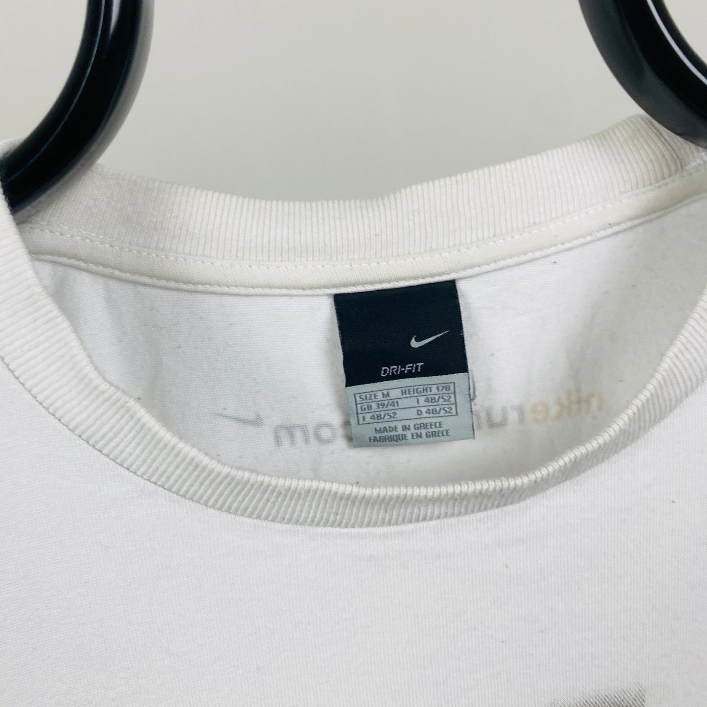 00s Nike Helsinki Marathon T-Shirt White Medium