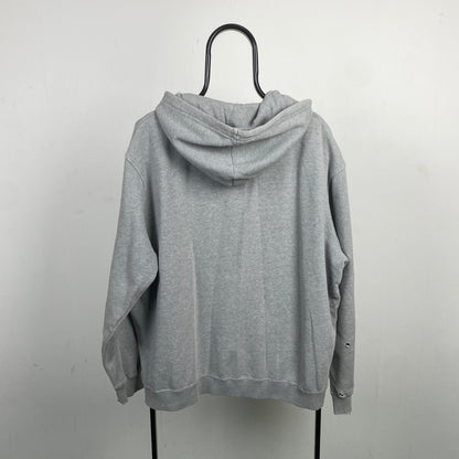 00s Nike Zip Heavyweight Hoodie Grey XL