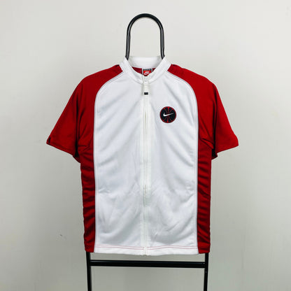 90s Nike Nylon Basketball T-Shirt Red Small