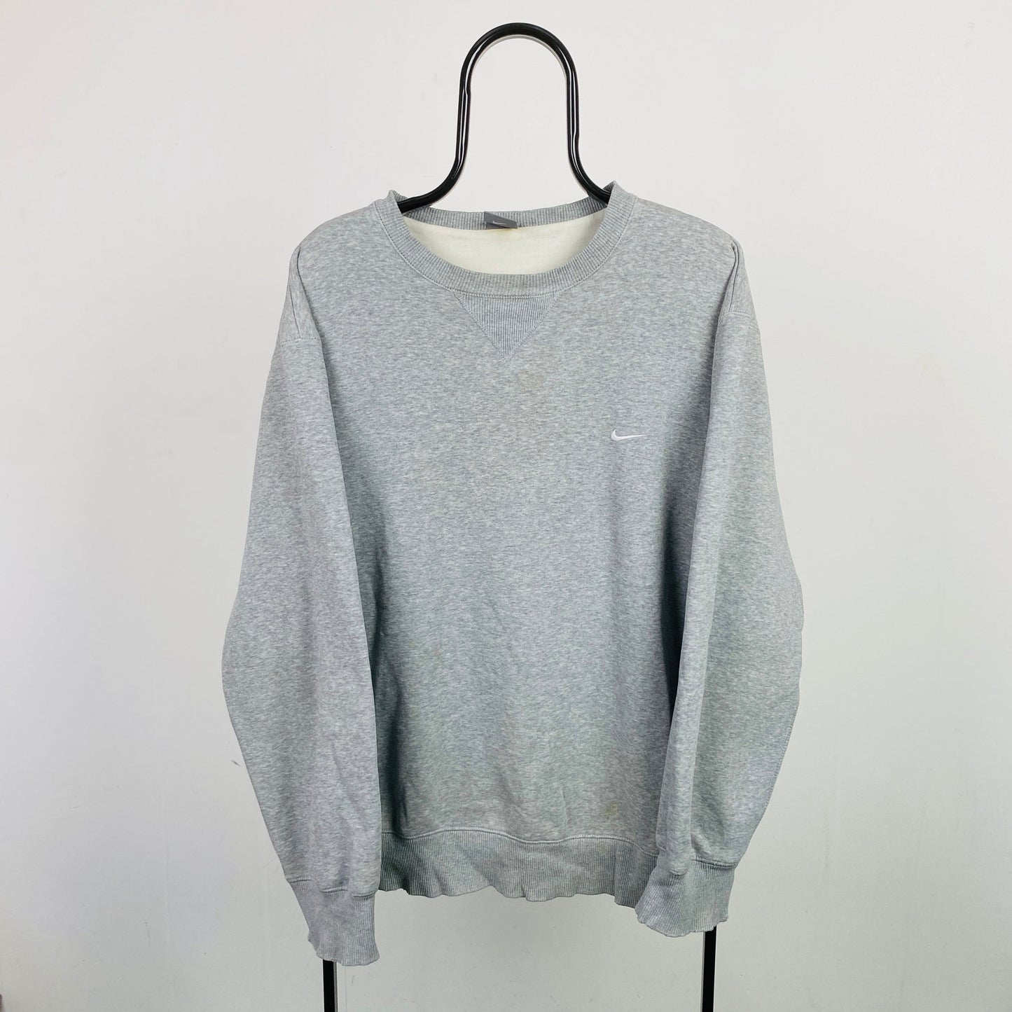 00s Nike Heavyweight Sweatshirt Grey XL