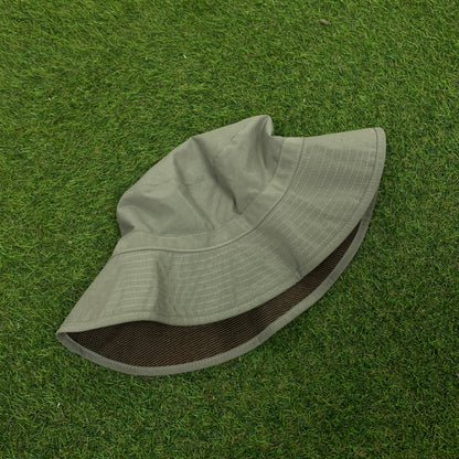 00s Nike Golf Reversible Bucket Hat Green Brown